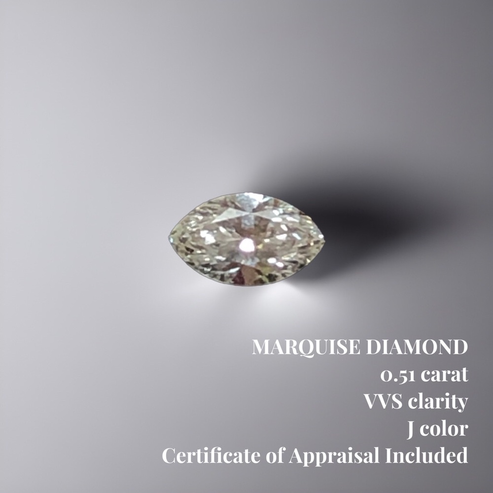 ⭐️AUTHENTIC⭐️ Marquise Cut Diamond 0.51 Carat (Open to reasonable offer!)